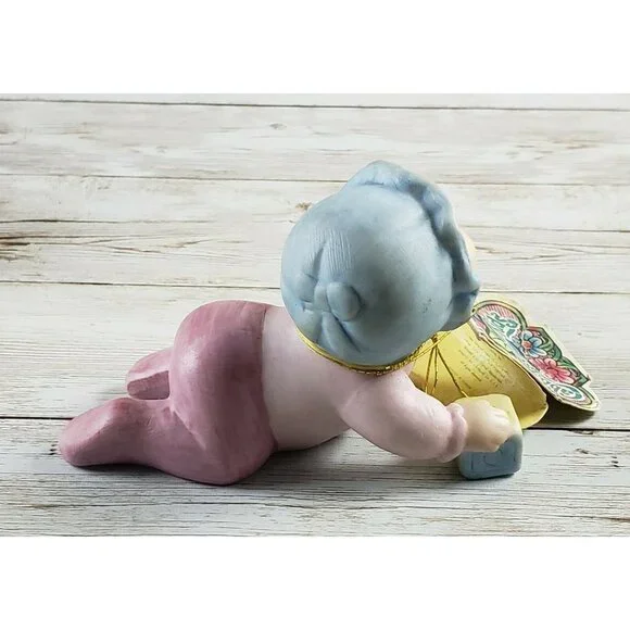 1984 2 Cabbage Patch Kids Figurines Fine Porcelain Taiwan - Picture 10 of 12